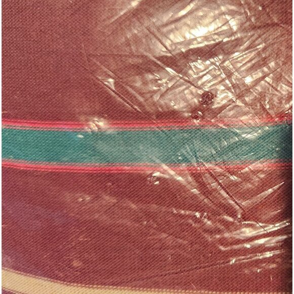 Material Red Green Yellow Stripe Polyester / Cotton 2 yards Fabric  T-Shirt  wei - Picture 7 of 7